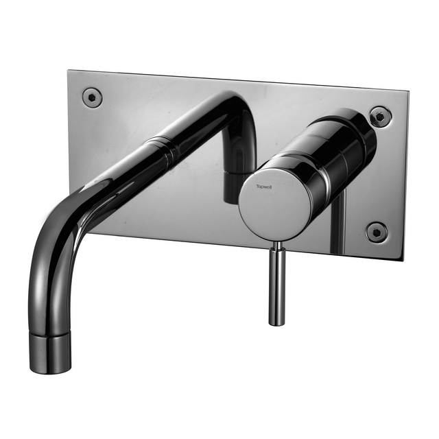 tvättställsblandare box006 för inbyggnad black chrome | beijerbygg byggmaterial